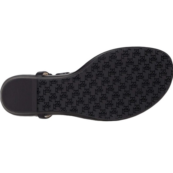 Lauren Ralph Lauren Women Jeannie Wedge Sandals Size 7M - Picture 4 of 6